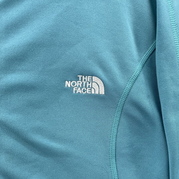 North Face Athletic Jacket Women Large Fleece Thumb Hole Travel Outdoor Training - Picture 3 of 13